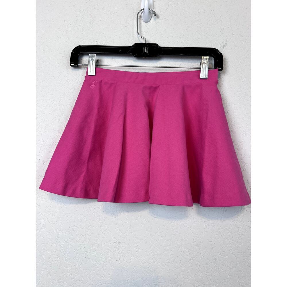 Charming POLO Ralph Lauren Girl's Pink Skater Skirt Size 6X